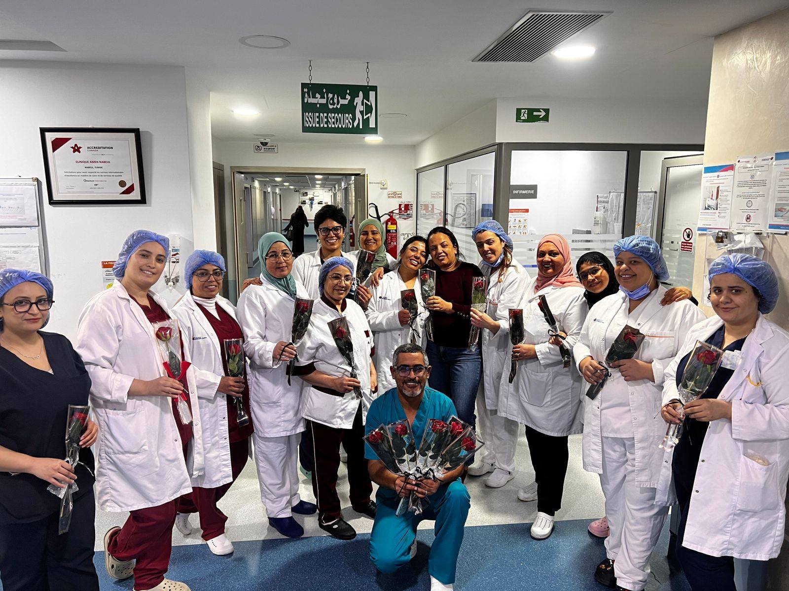 ❤️ Saint-Valentin : des roses pour nos patients et médecins 🌹