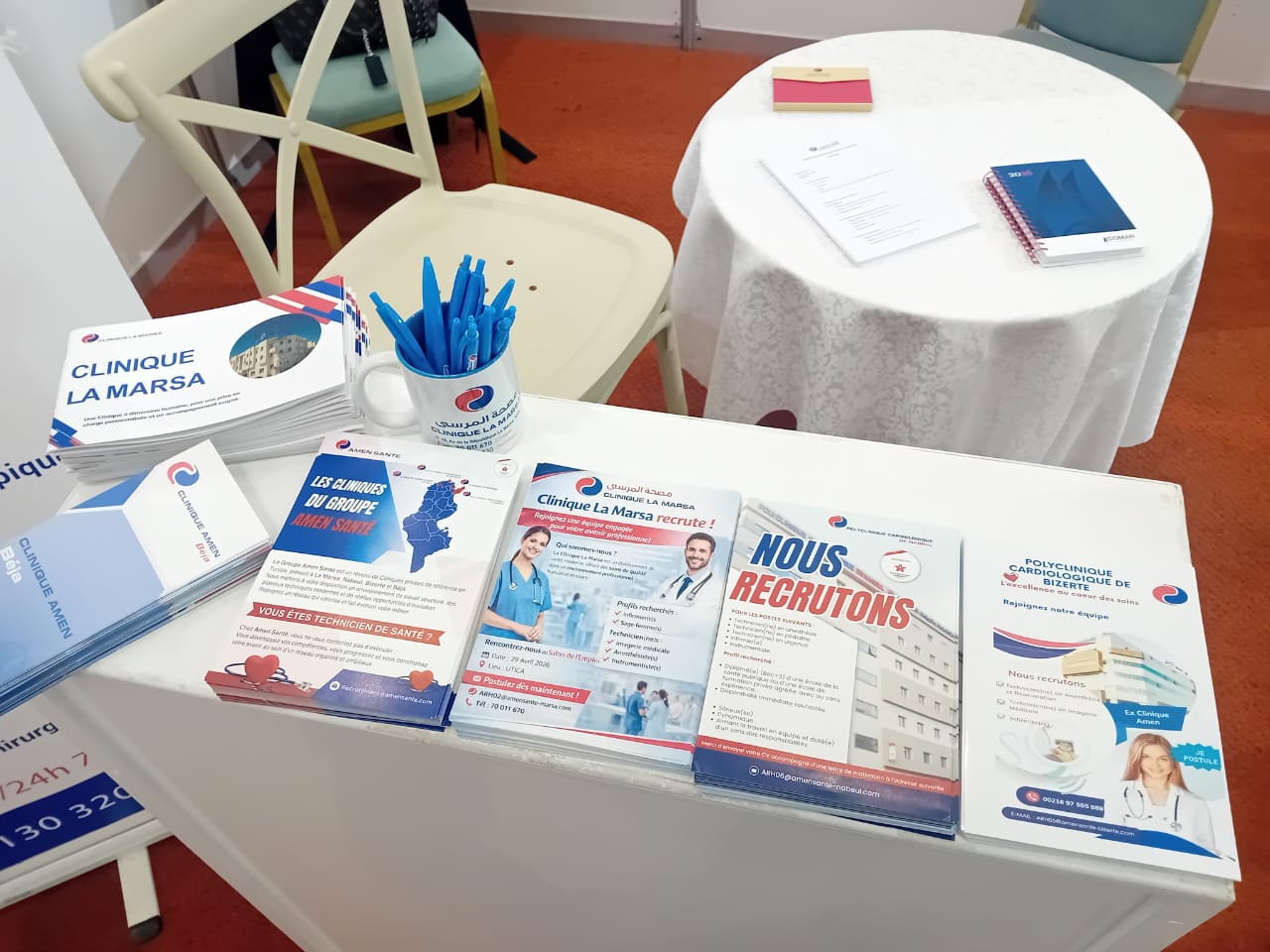 Salon de l'Emploi à l'UTICA 🤝💼 - Le Groupe Amen Santé présent